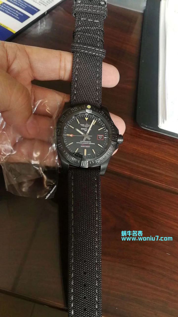 【 Video analysis 专柜原单 Breitling 复仇者黑鸟】 Breitling 机械计时系列V1731110/BD74/109W/M20BASA.1 wrist watches  / BL093