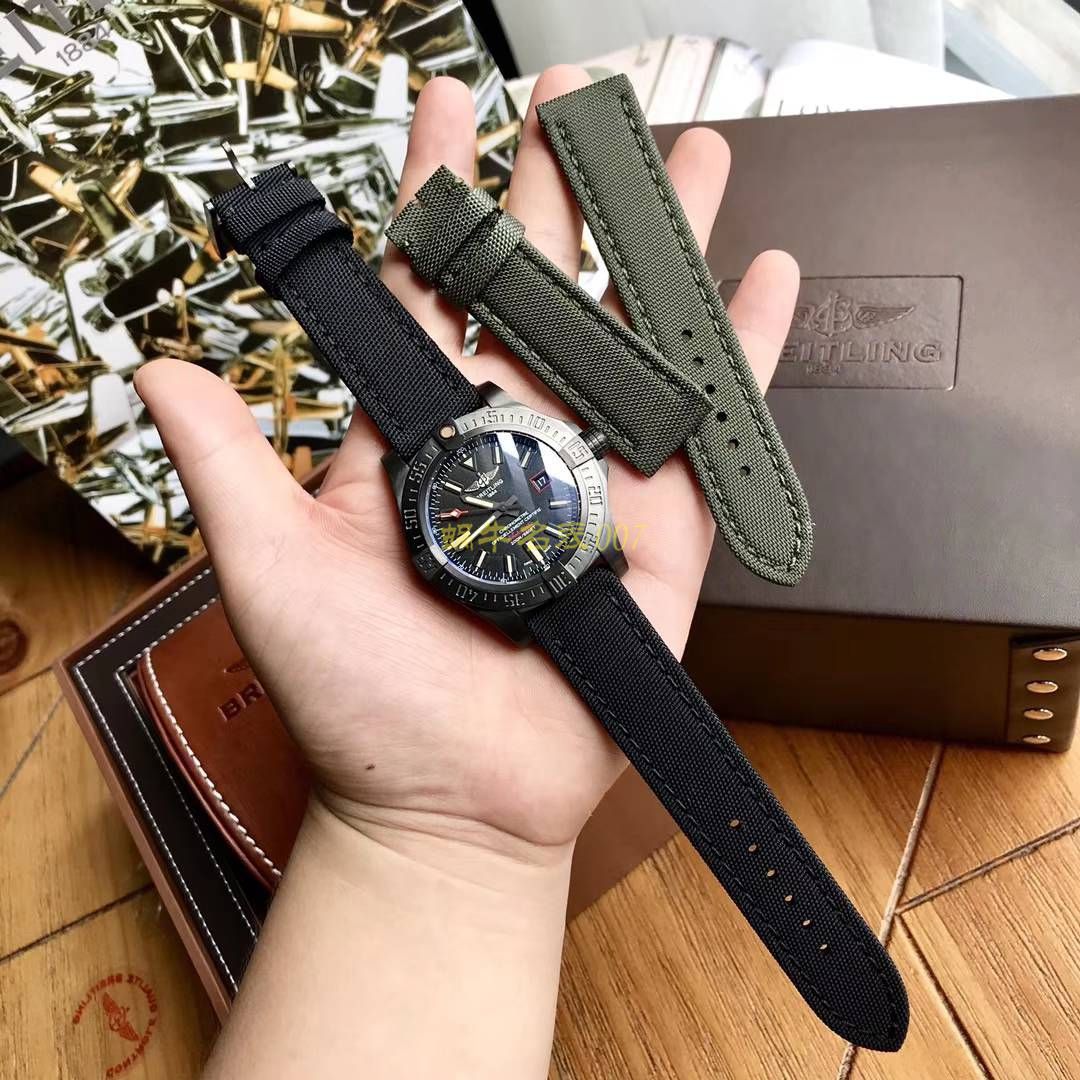 【 Video analysis 专柜原单 Breitling 复仇者黑鸟】 Breitling 机械计时系列V1731110/BD74/109W/M20BASA.1 wrist watches  / BL093