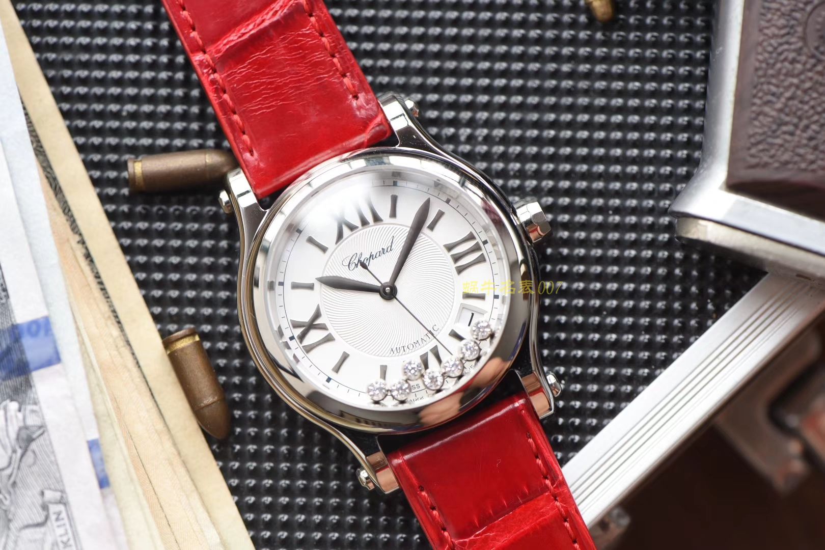  Chopard HAPPY DIAMONDS系列278559-3001 wrist watches 女装【YF Perfect  High quality  Replica Watches 】YF Chopard 快乐钻  美洲鳄鱼皮  / XB017