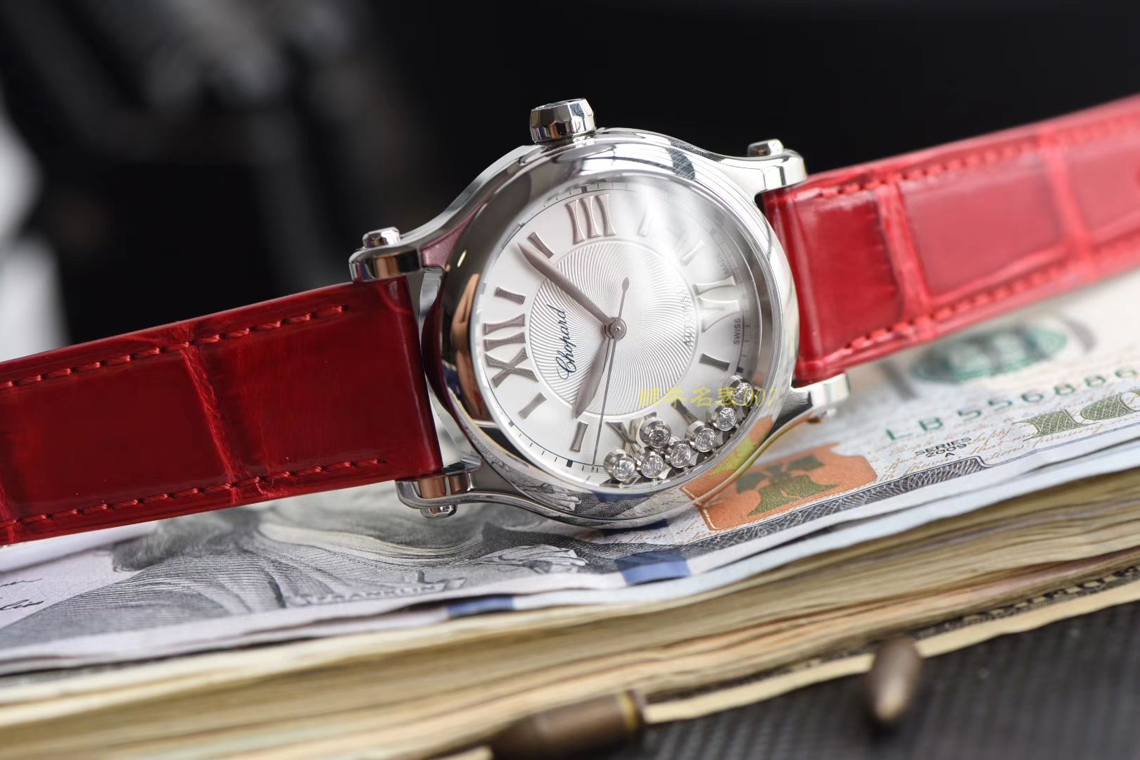  Chopard HAPPY DIAMONDS系列278559-3001 wrist watches 女装【YF Perfect  High quality  Replica Watches 】YF Chopard 快乐钻  美洲鳄鱼皮  / XB017