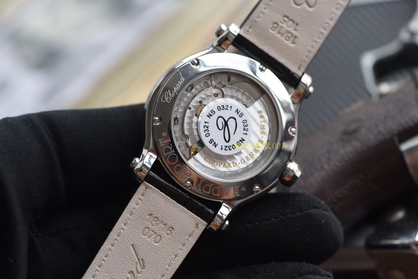  Chopard HAPPY DIAMONDS系列278559-3001 wrist watches 女装【YF Perfect  High quality  Replica Watches 】YF Chopard 快乐钻  美洲鳄鱼皮  / XB017