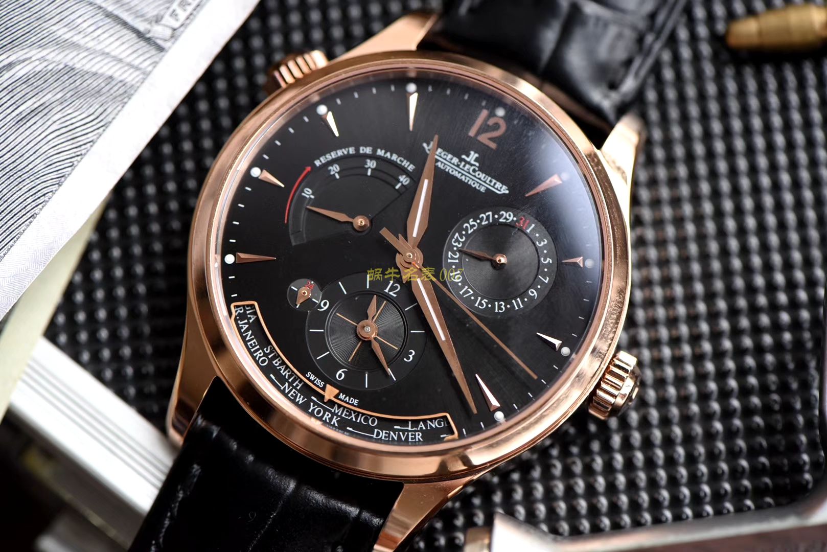 TWA  Perfect  Replica Watches  V2版本 Jaeger-LeCoultre 地理学家大师系列 Q1428421，Q1422421全新升级 多功能 wrist watches   / JJ129
