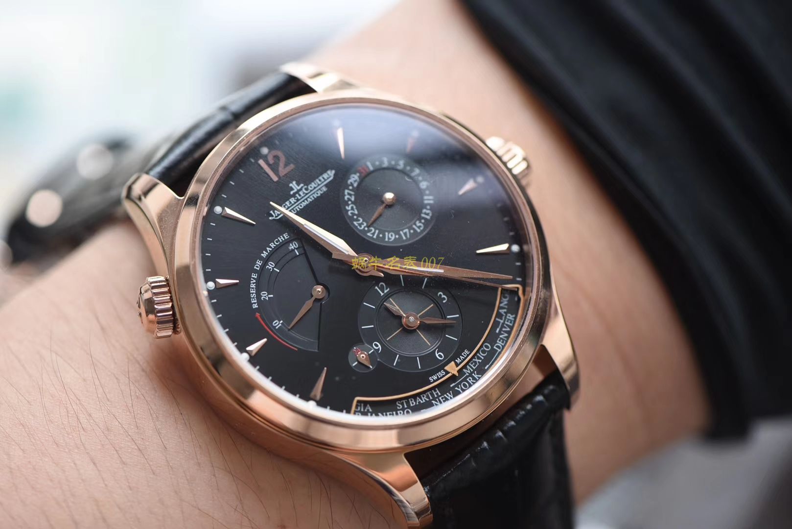 TWA  Perfect  Replica Watches  V2版本 Jaeger-LeCoultre 地理学家大师系列 Q1428421，Q1422421全新升级 多功能 wrist watches   / JJ129