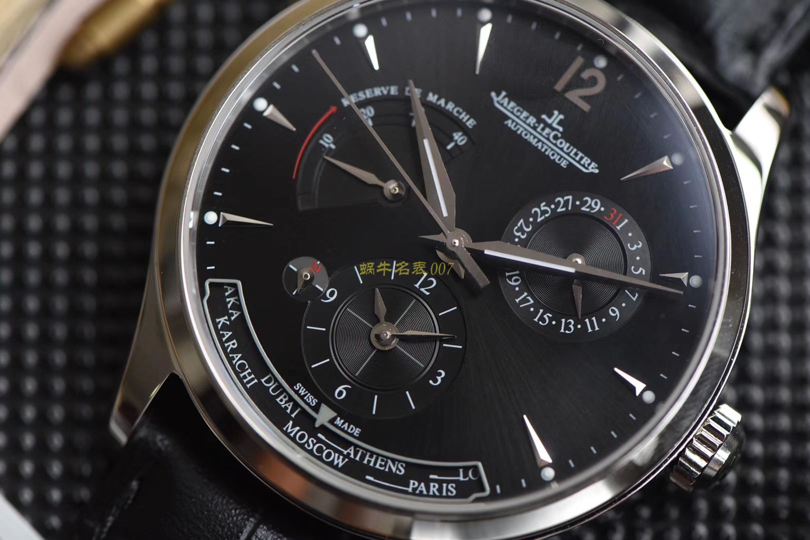 TWA  Perfect  Replica Watches  V2版本 Jaeger-LeCoultre 地理学家大师系列 Q1428421，Q1422421全新升级 多功能 wrist watches   / JJ129