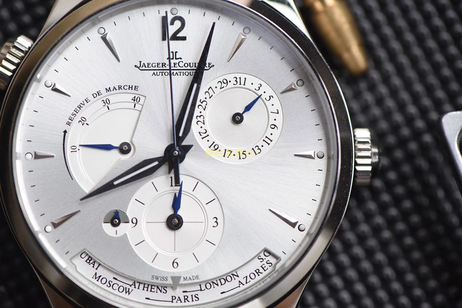 TWA  Perfect  Replica Watches  V2版本 Jaeger-LeCoultre 地理学家大师系列 Q1428421，Q1422421全新升级 多功能 wrist watches   / JJ129