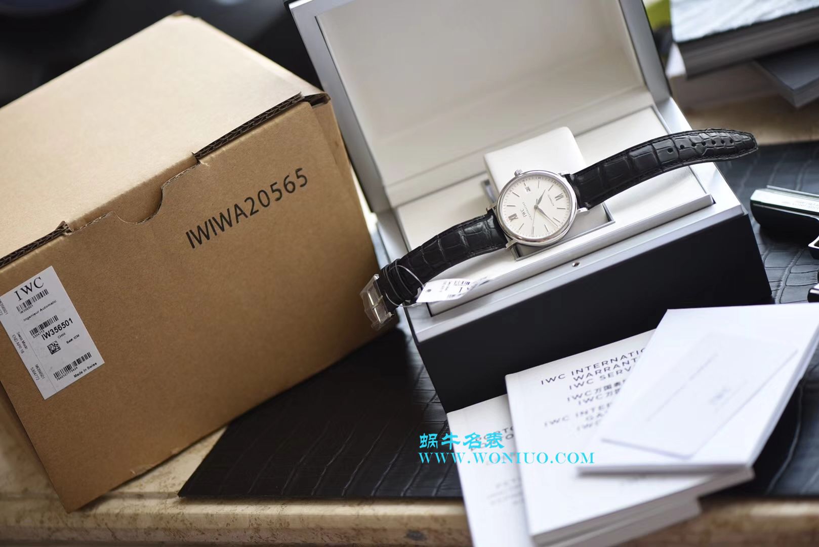 IWC IWC 表柏涛菲诺系列IW356501 wrist watches 【专柜原单】渠道出口订单！原封！缺个经销商印章就是正品！ / WG195