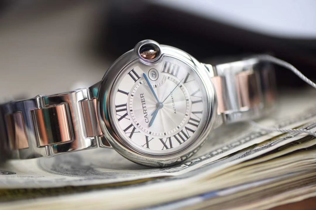  Cartier  蓝气球系列W2BB0004 wrist watches 【V9 Factory  Perfect  Replica Copy  Watches 】V9 Factory 18K包金蓝气球间金款男款42毫米 / K208