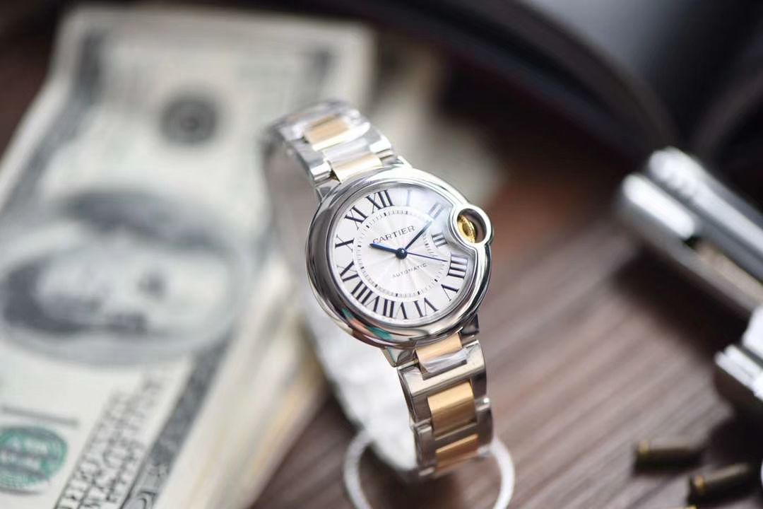  Cartier  蓝气球系列W2BB0002 wrist watches 33毫米【V9 Perfect  Knockoff 女表】V9 Factory 18K包金蓝气球间金款 / K202