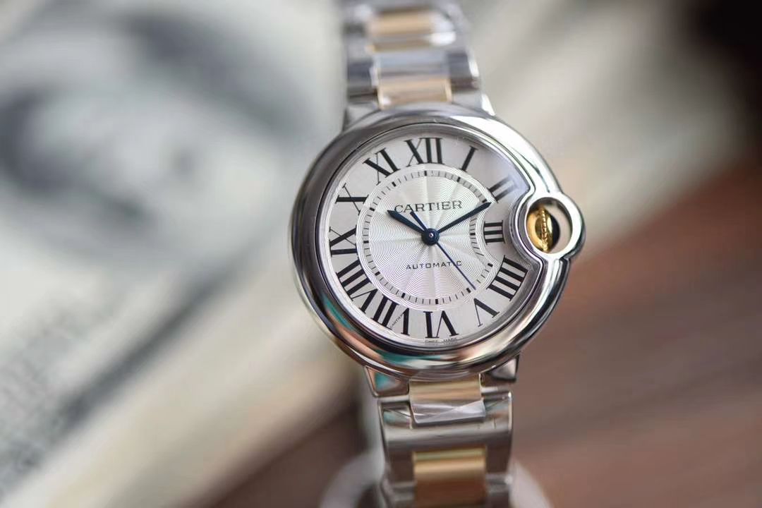  Cartier  蓝气球系列W2BB0002 wrist watches 33毫米【V9 Perfect  Knockoff 女表】V9 Factory 18K包金蓝气球间金款 / K202