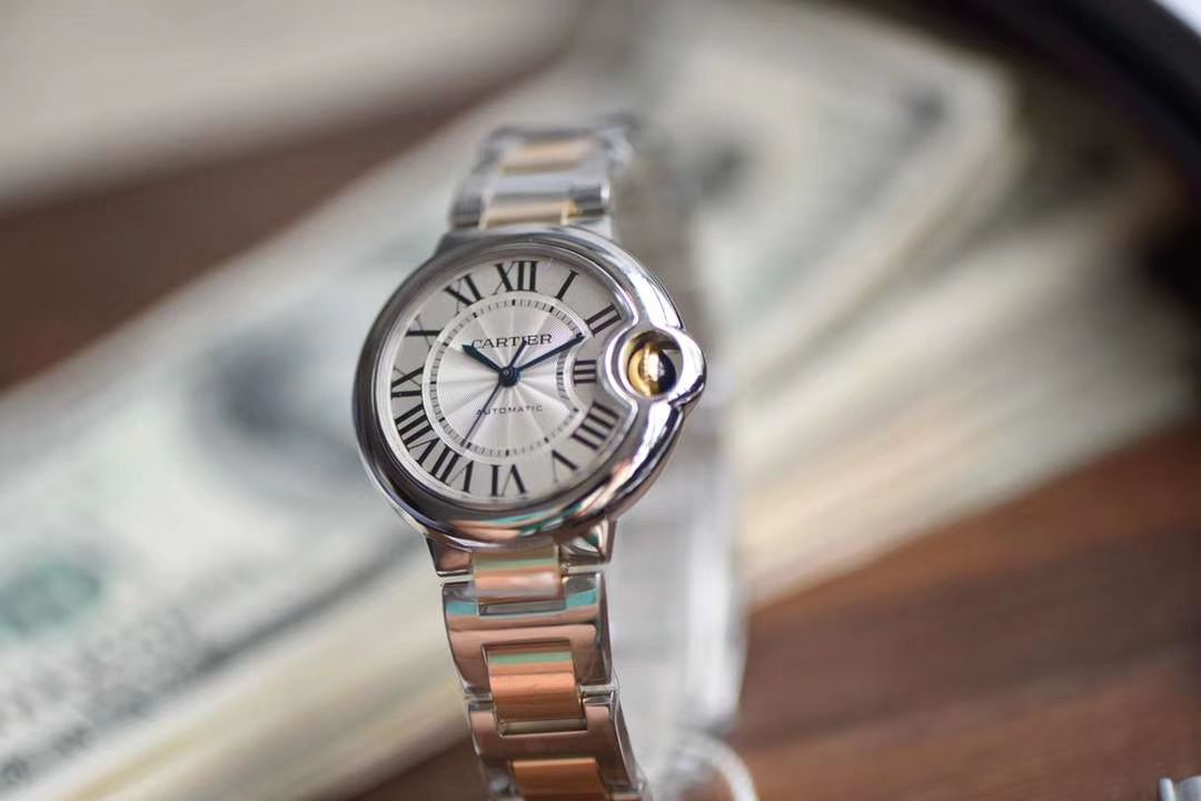  Cartier  蓝气球系列W2BB0002 wrist watches 33毫米【V9 Perfect  Knockoff 女表】V9 Factory 18K包金蓝气球间金款 / K202