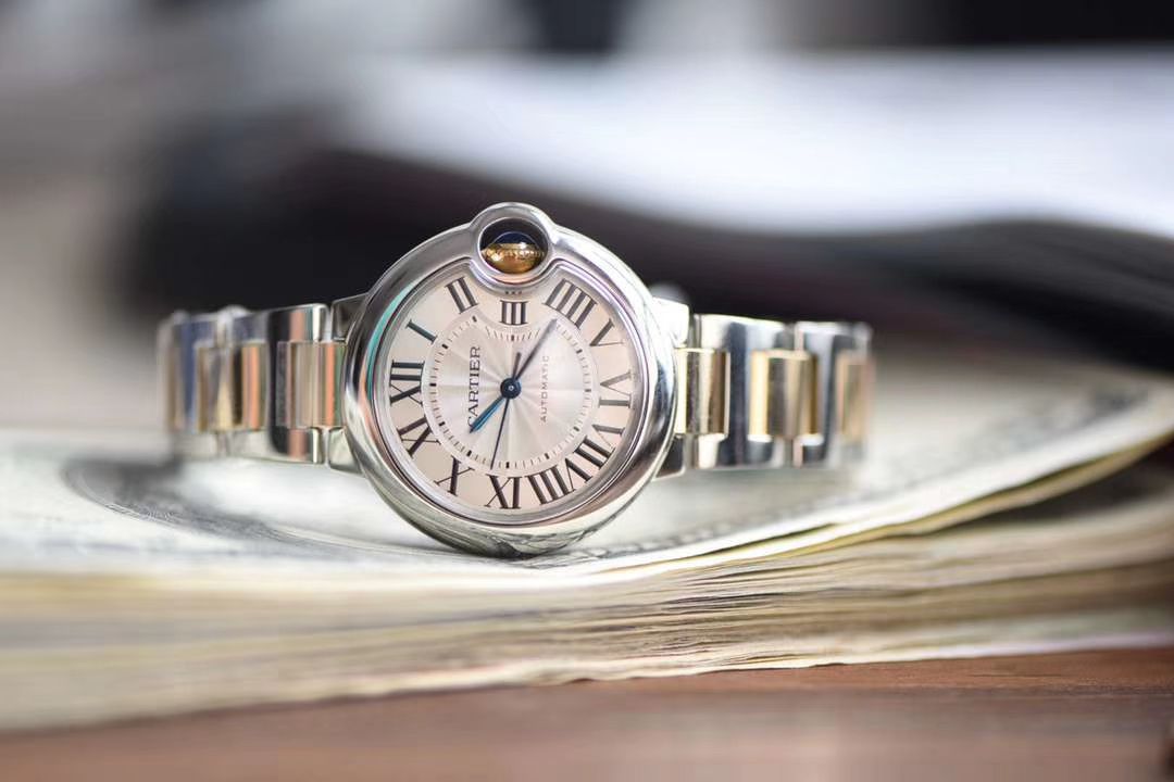  Cartier  蓝气球系列W2BB0002 wrist watches 33毫米【V9 Perfect  Knockoff 女表】V9 Factory 18K包金蓝气球间金款 / K202