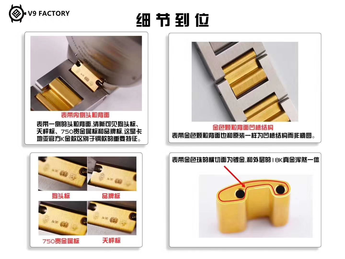  Cartier  蓝气球系列W2BB0002 wrist watches 33毫米【V9 Perfect  Knockoff 女表】V9 Factory 18K包金蓝气球间金款 / K202