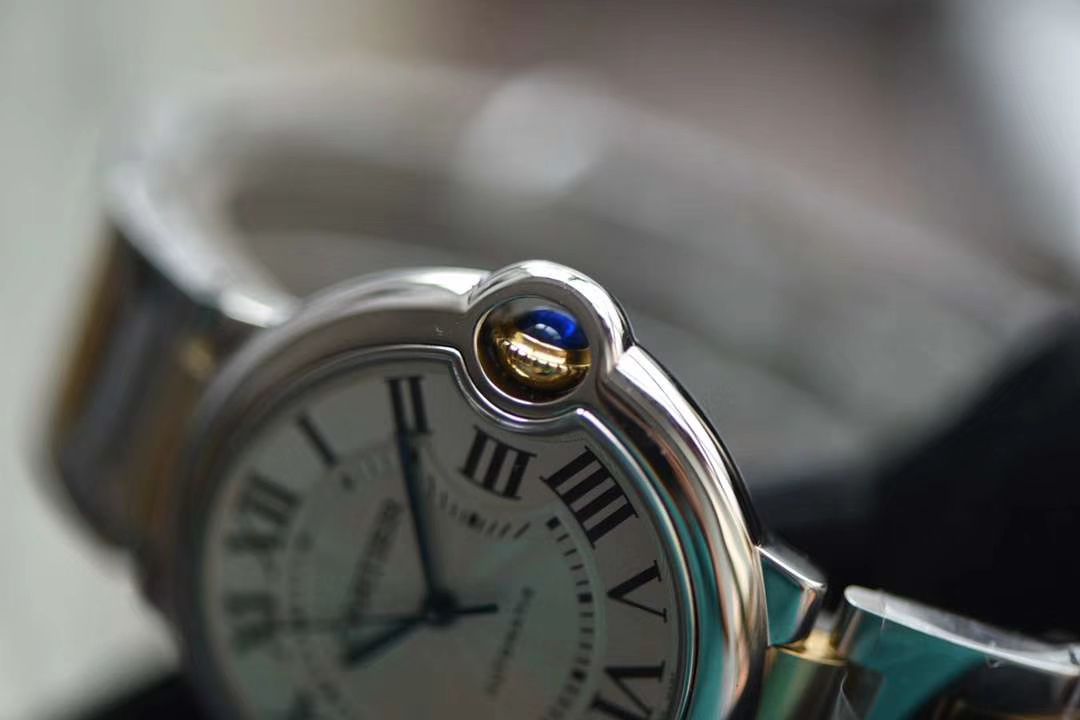  Cartier  蓝气球系列W6920047 wrist watches 女装36毫米【V9 top  Replica Copy  Watches 】V9 Factory 18K包金蓝气球间金款 / K203