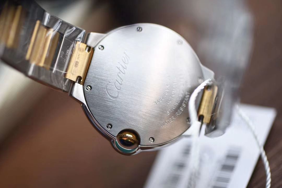  Cartier  蓝气球系列W6920047 wrist watches 女装36毫米【V9 top  Replica Copy  Watches 】V9 Factory 18K包金蓝气球间金款 / K203