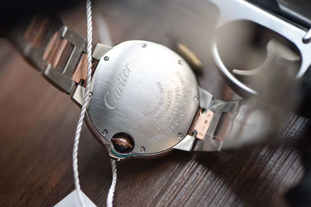  Cartier  蓝气球系列W2BB0023 wrist watches 33毫米玫瑰金女装【V9 Factory 18K包金 Replica 蓝气球间金款】 / K205