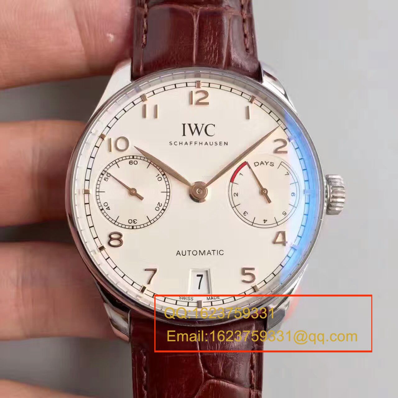 IWC IWC 表葡萄牙系列IW500705 wrist watches (新款葡7)【ZF Factory  High quality  Replica  IWC 葡七 Watches V5版本】 / WG256KH