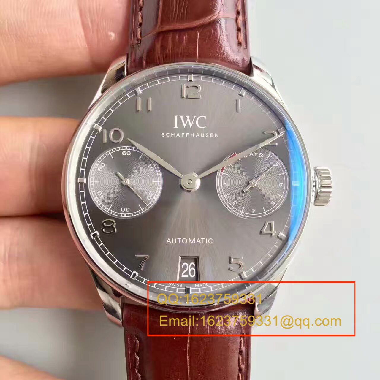 IWC IWC 表葡萄牙系列IW500705 wrist watches (新款葡7)【ZF Factory  High quality  Replica  IWC 葡七 Watches V5版本】 / WG256KH