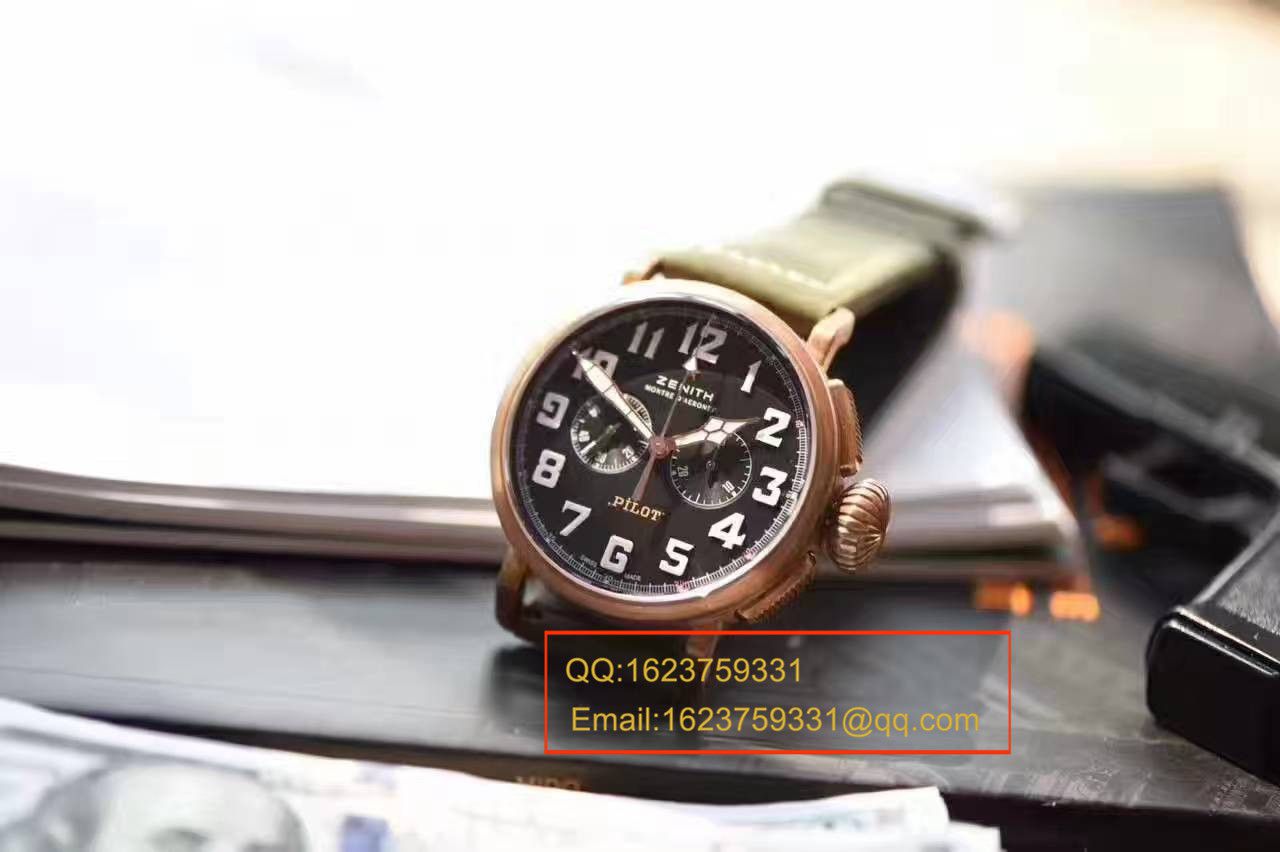  Video analysis 真力时飞行员系列29.2430.4069/21.C800 wrist watches 【XF新品1:1 Copy  Watches ：好莱坞大片青铜骑士杀到】 / ZSL030MM