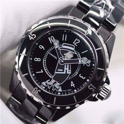  Video analysis KOR出品 top  Replica Copy 香奈儿 J12 Coco小姐 限定版MADEMOISELLE女士 wrist watches 