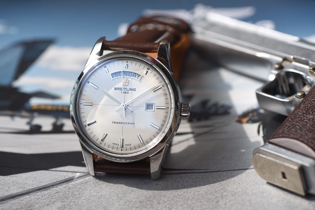  Video analysis  Breitling 越洋系列A4531012|G751|437X|A20BA.1 Perfect  Replica Copy  wrist watches 【七星推荐‼️ V7出品  Breitling Transocean Day & Date】 / BL096
