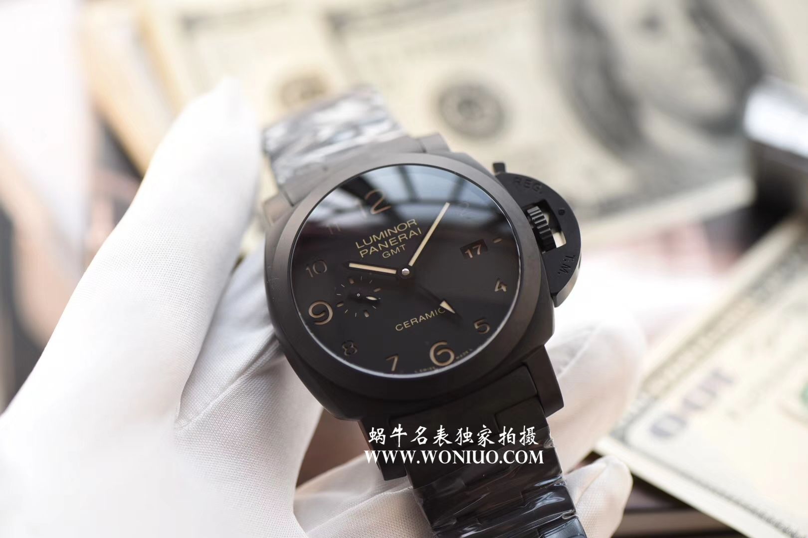  Video analysis Panerai LUMINOR 1950系列PAM00438 wrist watches  Perfect  Replica 【VS出品Panerai PAM00438 Watches V2版本】 / VSPAM00438MM
