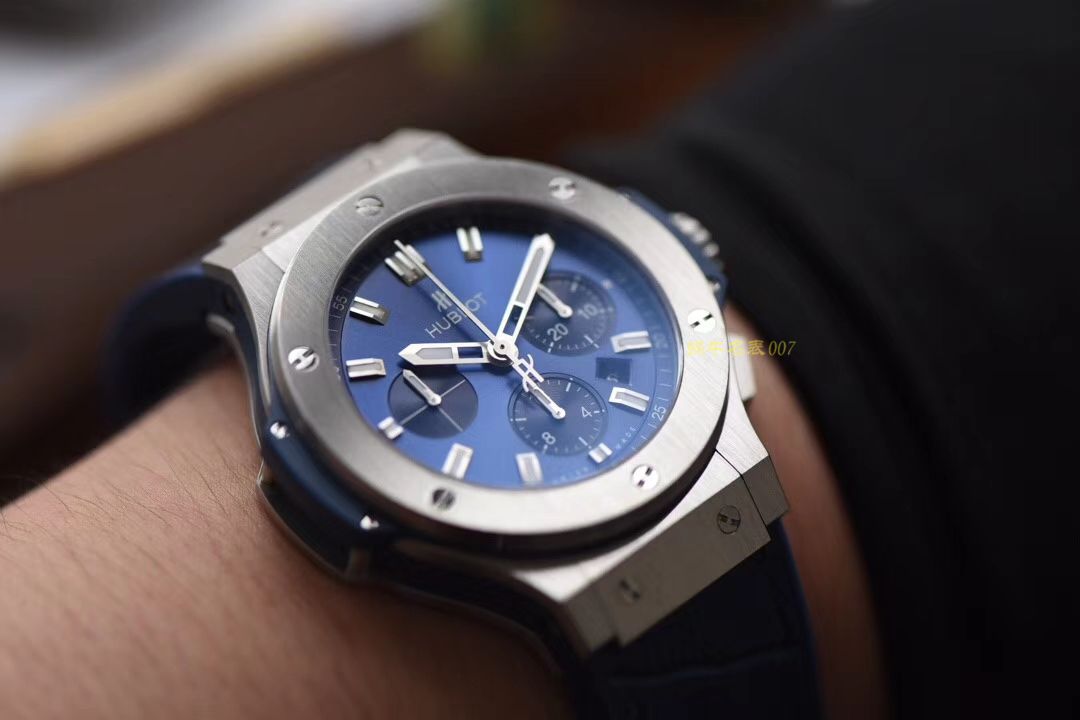 HBBv6新款 hublot  big bang HUBLOT   Big Bang 精钢蓝色  wrist watches  / YB061