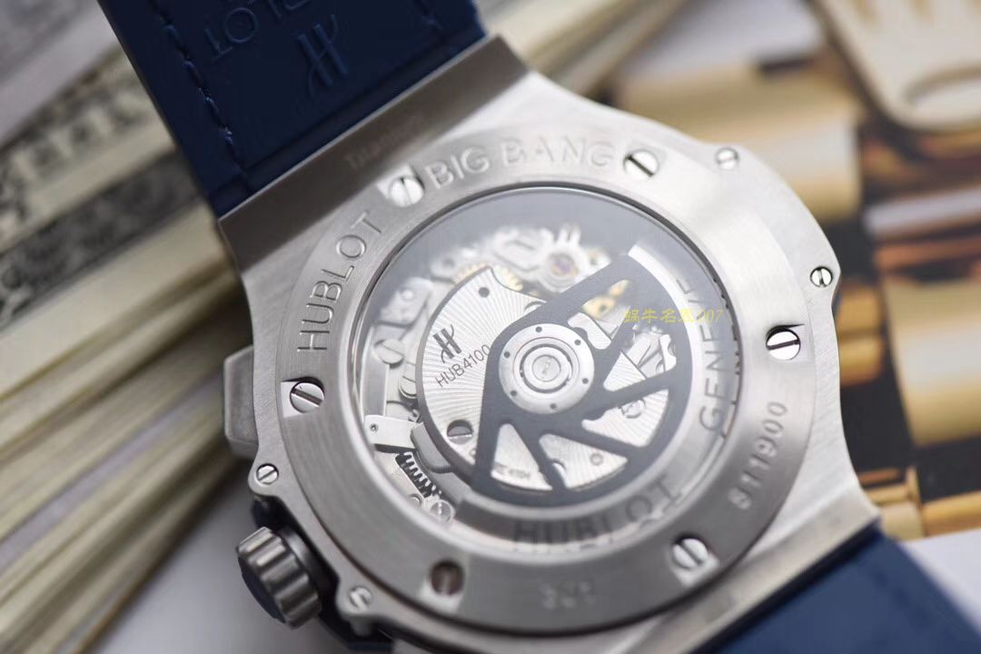 HBBv6新款 hublot  big bang HUBLOT   Big Bang 精钢蓝色  wrist watches  / YB061