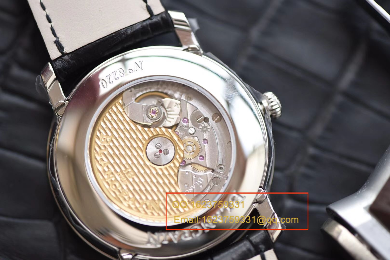  Video analysis Blancpain 经典系列6654-1127-55B wrist watches OM Perfect  Knockoff  Watches  / BP022MM