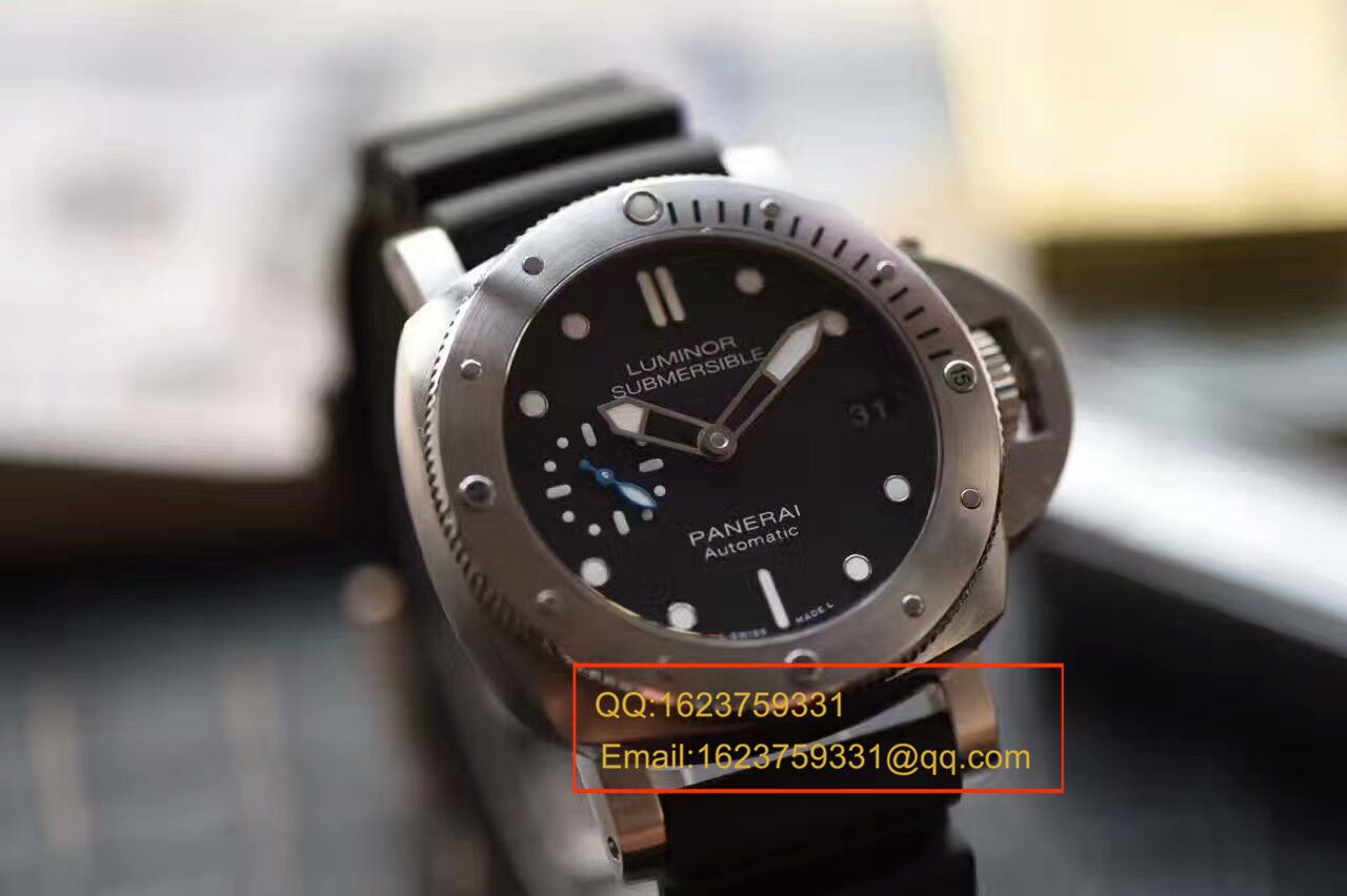  Video analysis Panerai SUBMERSIBLE 潜行系列PAM00682 wrist watches  Perfect  Replica 【XF Factory 新升级版：佩纳海男女都可以佩戴】 / XFPAM00682MM