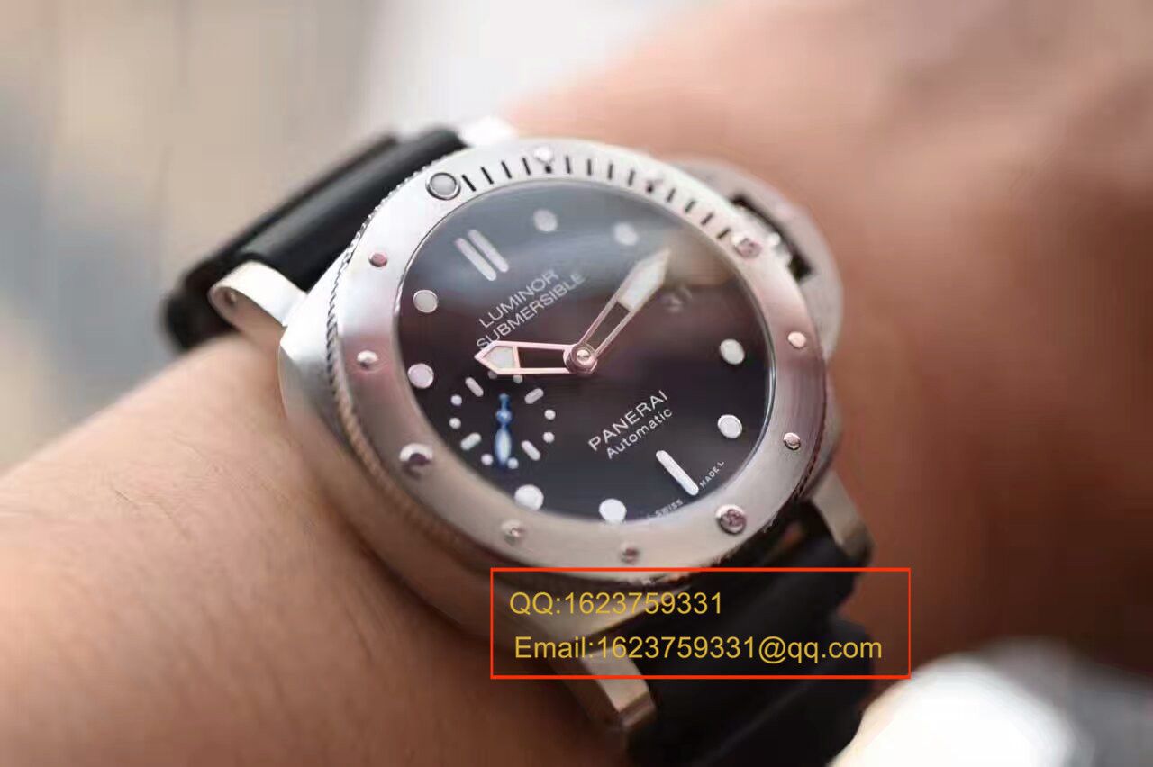  Video analysis Panerai SUBMERSIBLE 潜行系列PAM00682 wrist watches  Perfect  Replica 【XF Factory 新升级版：佩纳海男女都可以佩戴】 / XFPAM00682MM