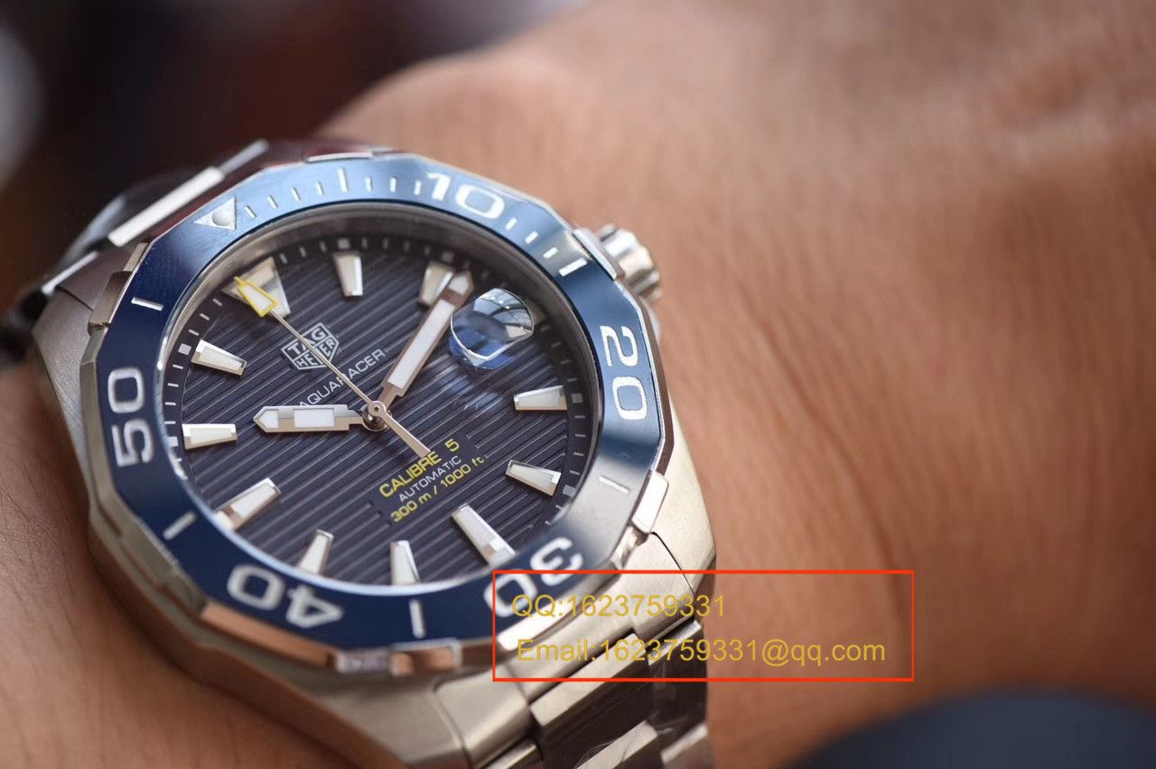 【 Video analysis 原单牛货】 TAG Heuer 竞潜系列WAY201B.BA0927 wrist watches ，WAY201A.BA0927双色 / TG053MM