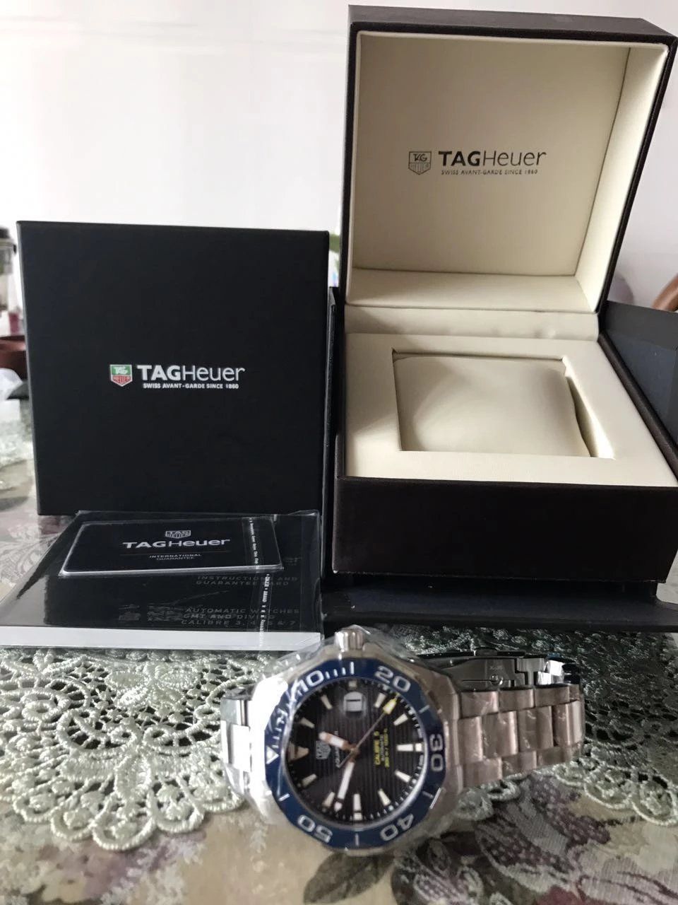 【 Video analysis 原单牛货】 TAG Heuer 竞潜系列WAY201B.BA0927 wrist watches ，WAY201A.BA0927双色 / TG053MM
