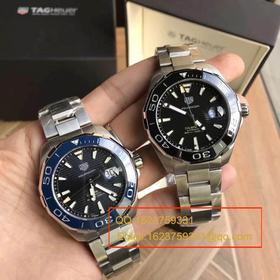 【 Video analysis 原单牛货】 TAG Heuer 竞潜系列WAY201B.BA0927 wrist watches ，WAY201A.BA0927双色 / TG053MM