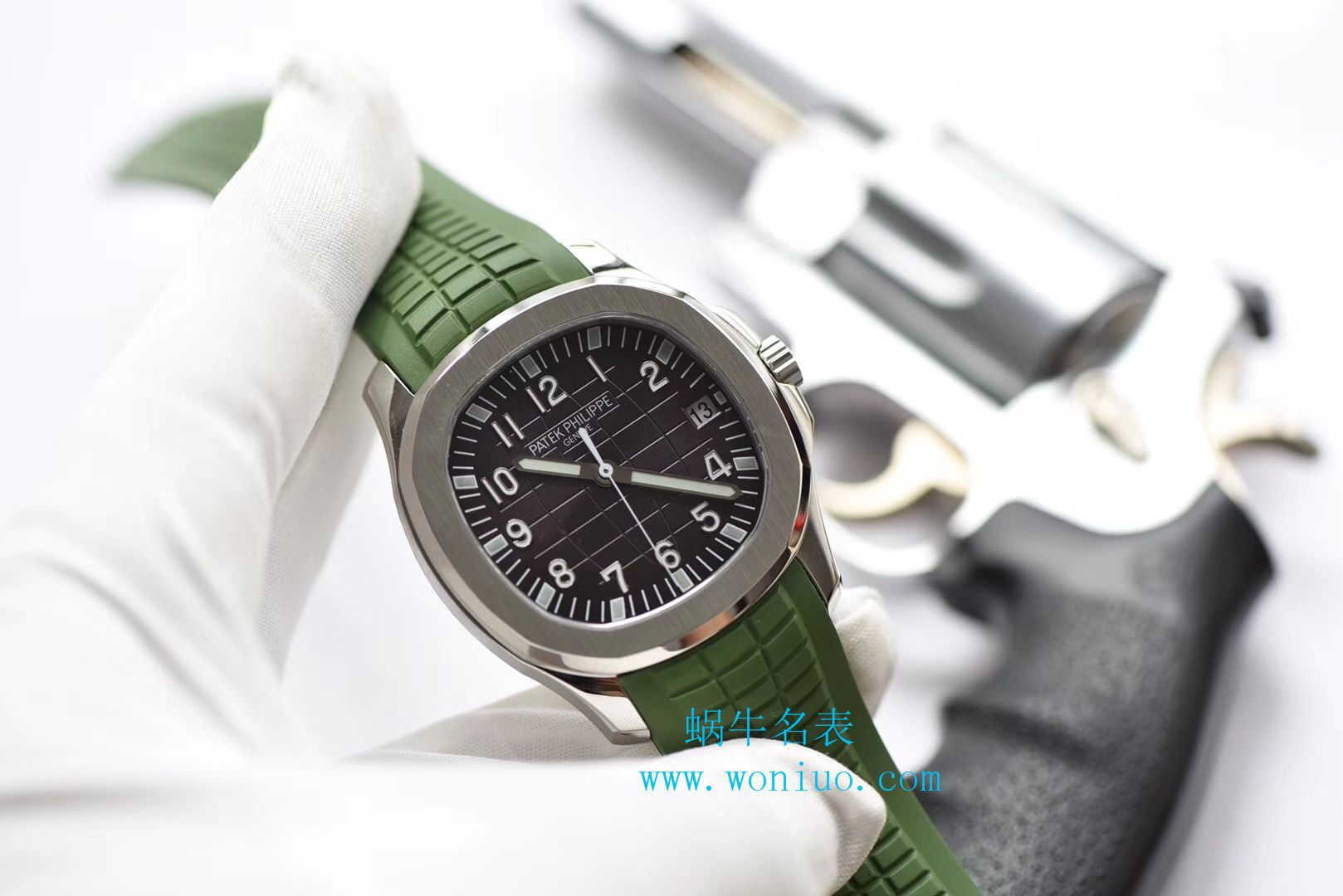 【 Video analysis PF Perfect  High quality  Replica Watches 】 PATEK PHILIPPE AQUANAUT系列5168G-001 wrist watches  / BD158MB