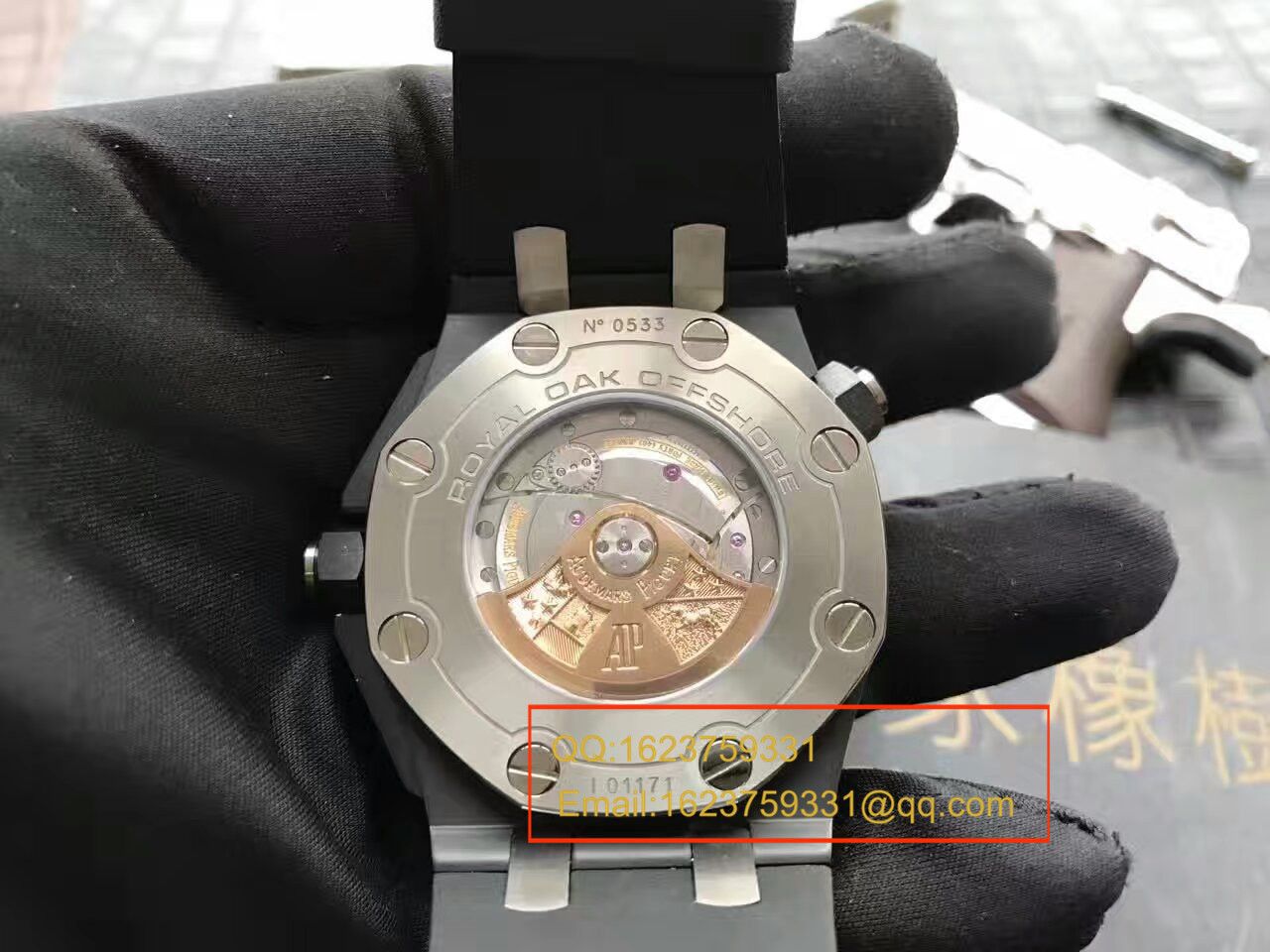  Video analysis Audemars PiguetAudemars Piguet  Royal Oak Offshore 系列15707CE.OO.A002CA.01 wrist watches 【JF Factory  Perfect  High quality  Replica 】 / JF15707MM