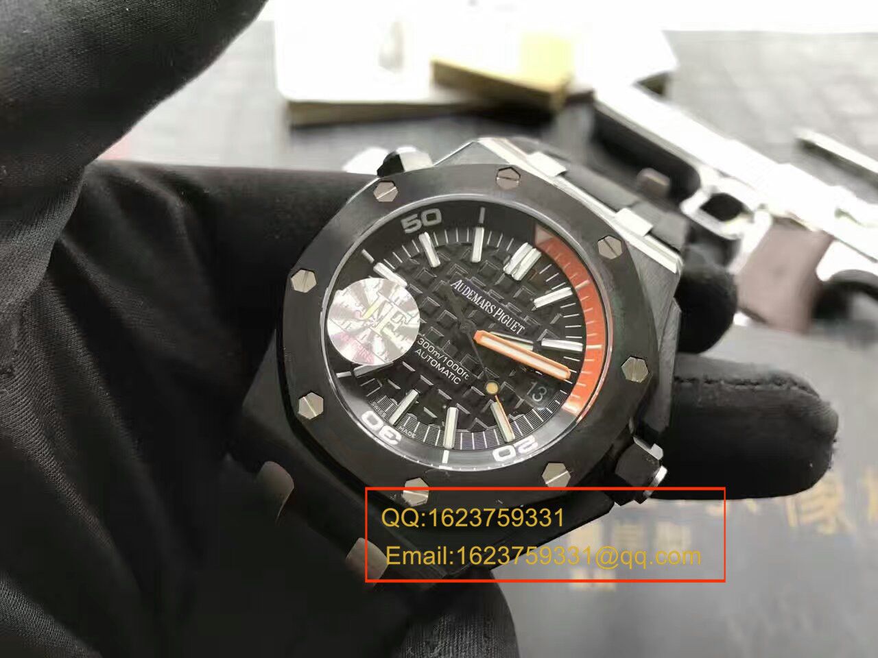  Video analysis Audemars PiguetAudemars Piguet  Royal Oak Offshore 系列15707CE.OO.A002CA.01 wrist watches 【JF Factory  Perfect  High quality  Replica 】 / JF15707MM