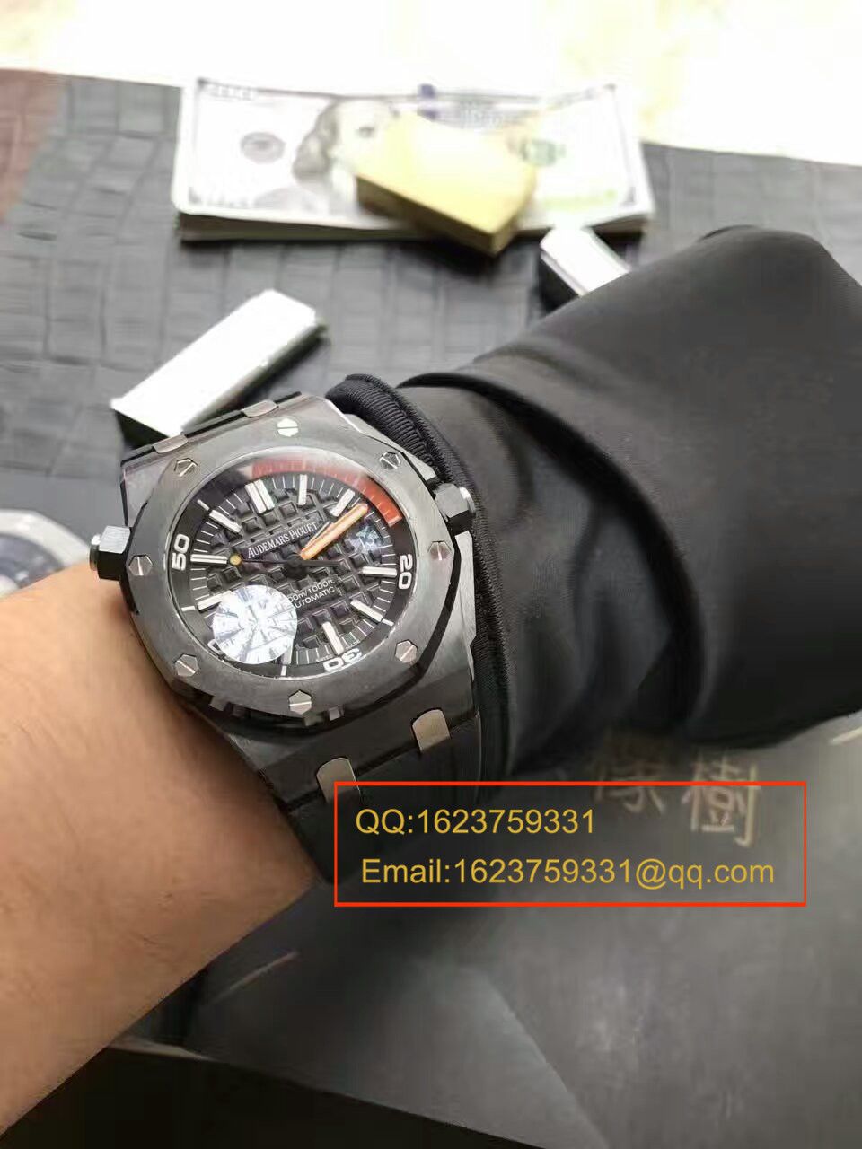  Video analysis Audemars PiguetAudemars Piguet  Royal Oak Offshore 系列15707CE.OO.A002CA.01 wrist watches 【JF Factory  Perfect  High quality  Replica 】 / JF15707MM