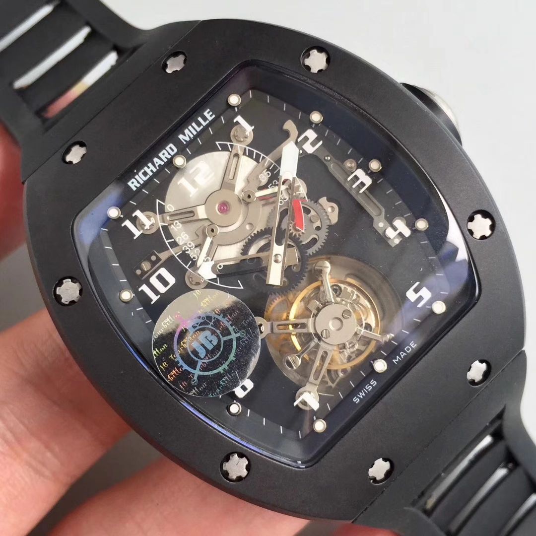 RICHARD MILLE（Richard Mille） Video analysis  Richard Miller 男士系列RM 001 wrist watches JB Factory  Replica RICHARD MILLE RM001真 Tourbillon  / RM 001MM