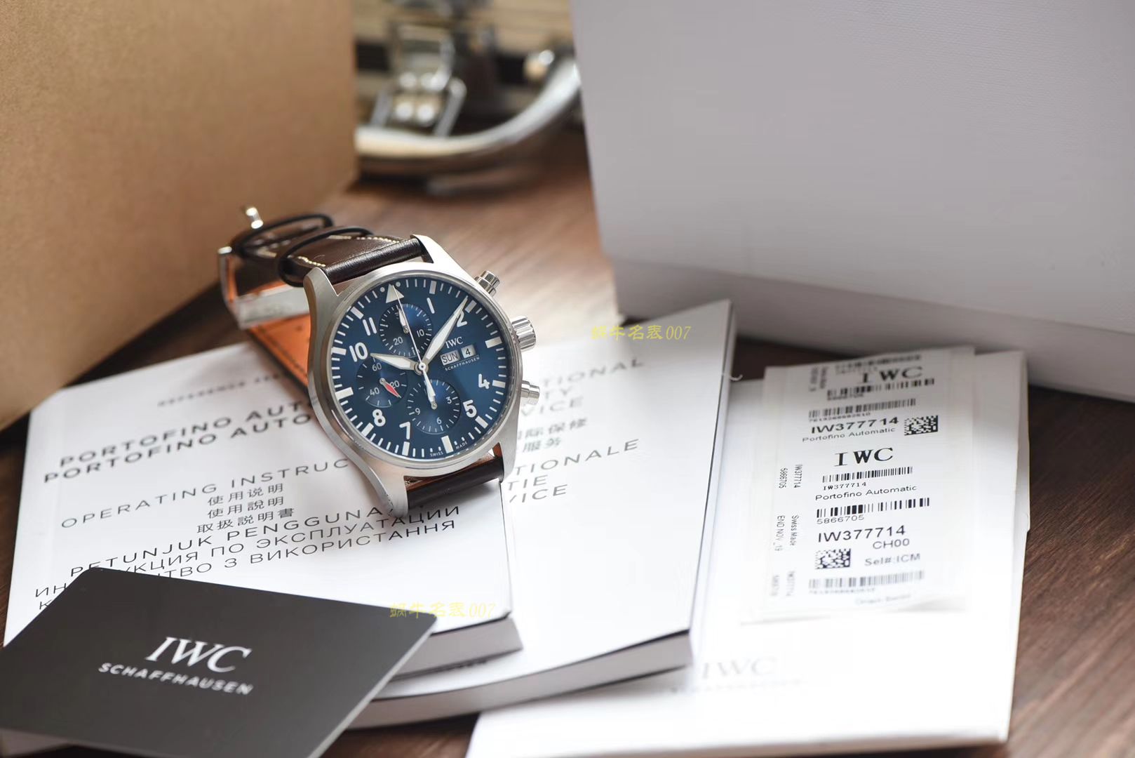 【 Video analysis 、稀缺原单❗最新大全套， IWC 小王子】IWC IWC 表飞行员系列IW377714 wrist watches (小王子) / WG350