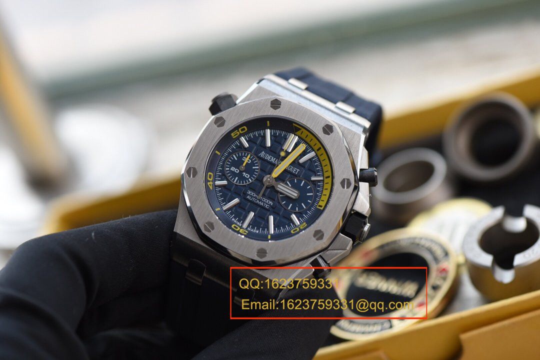  Video analysis JF Factory  Perfect  High quality  Replica Audemars Piguet  Royal Oak Offshore 系列26703ST.OO.A027CA.01 wrist watches /Audemars Piguet 蓝莓 / APCB029MM