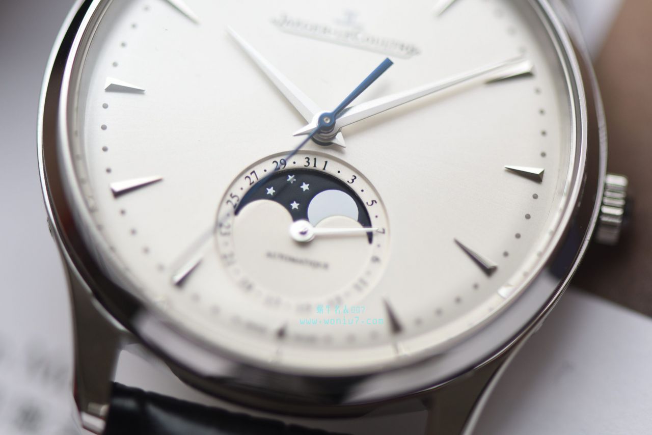  Video analysis  Jaeger-LeCoultre 大师系列1368420 wrist watches  Perfect  Replica Watches 【ZF新品， Jaeger-LeCoultre 月相大师系列】 / JJ123MM