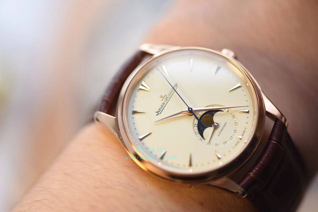  Video analysis  Jaeger-LeCoultre 大师系列1368420 wrist watches  Perfect  Replica Watches 【ZF新品， Jaeger-LeCoultre 月相大师系列】 / JJ123MM