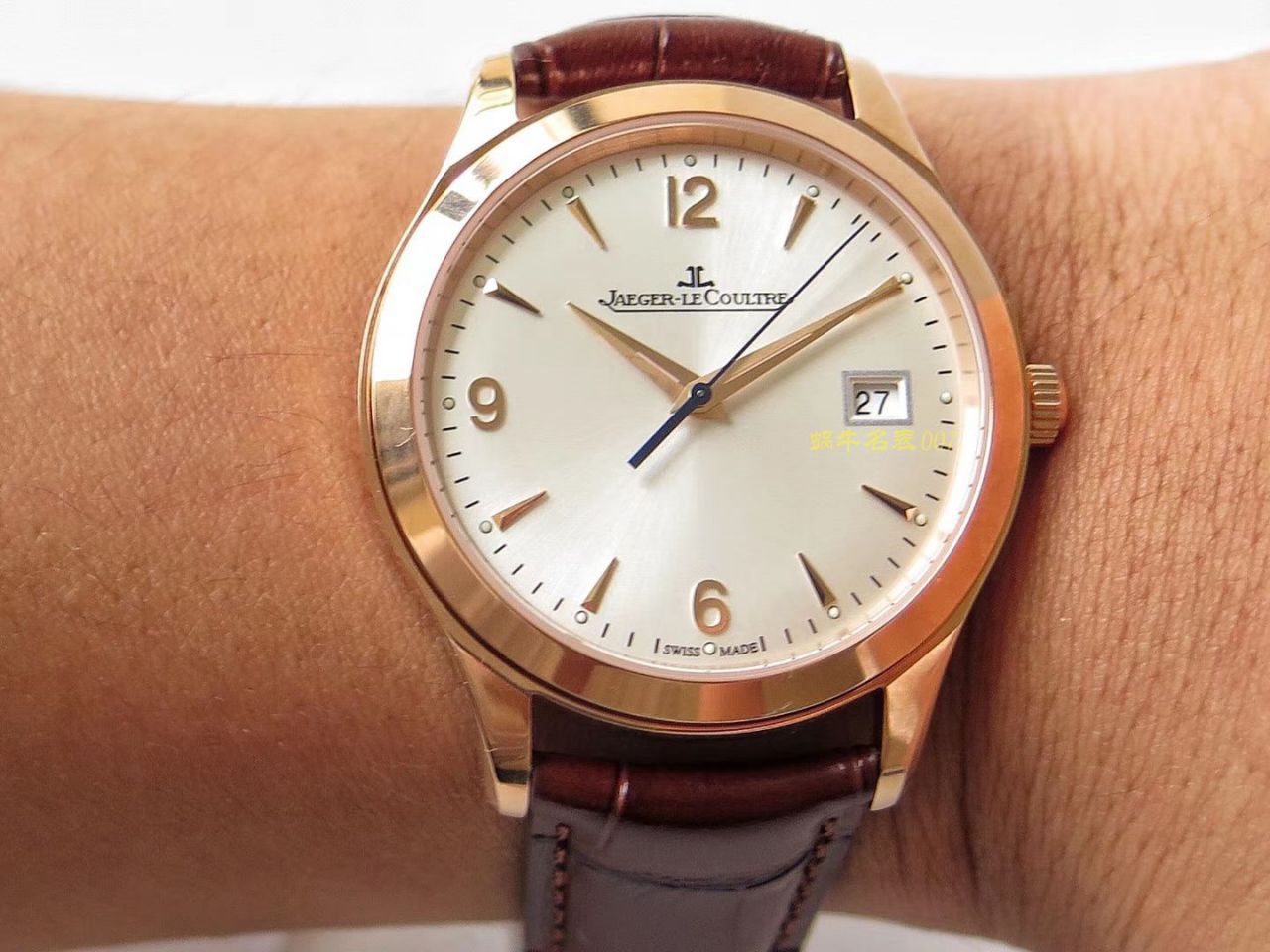  Video analysis  Jaeger-LeCoultre 大师系列1548420,1542520,1548470三色 wrist watches 【ZF Perfect  Replica 新品 Jaeger-LeCoultre 大师系列Q1548420】 / JJBB55MM