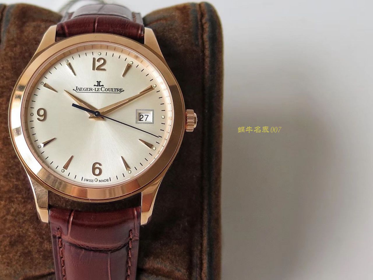  Video analysis  Jaeger-LeCoultre 大师系列1548420,1542520,1548470三色 wrist watches 【ZF Perfect  Replica 新品 Jaeger-LeCoultre 大师系列Q1548420】 / JJBB55MM