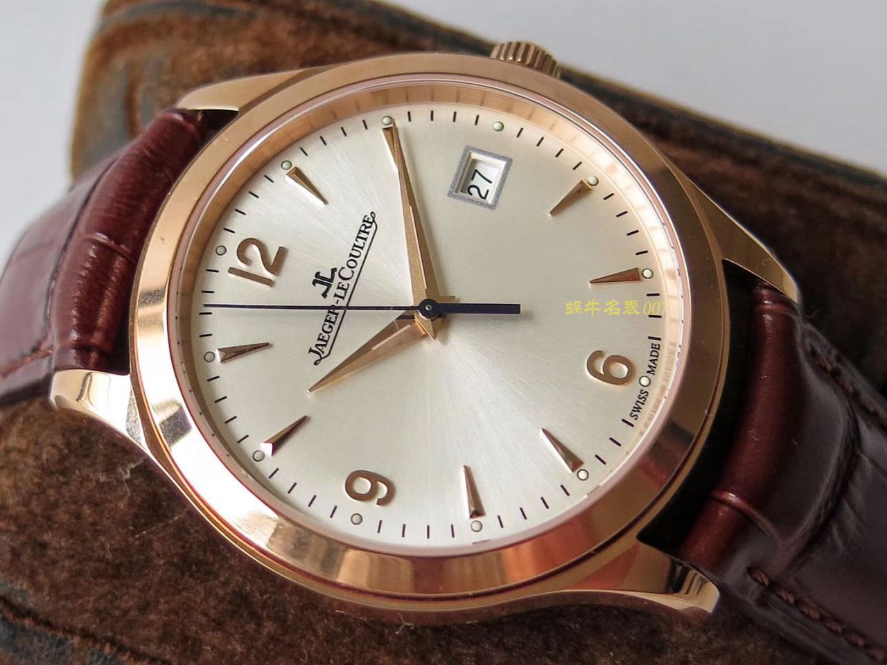  Video analysis  Jaeger-LeCoultre 大师系列1548420,1542520,1548470三色 wrist watches 【ZF Perfect  Replica 新品 Jaeger-LeCoultre 大师系列Q1548420】 / JJBB55MM