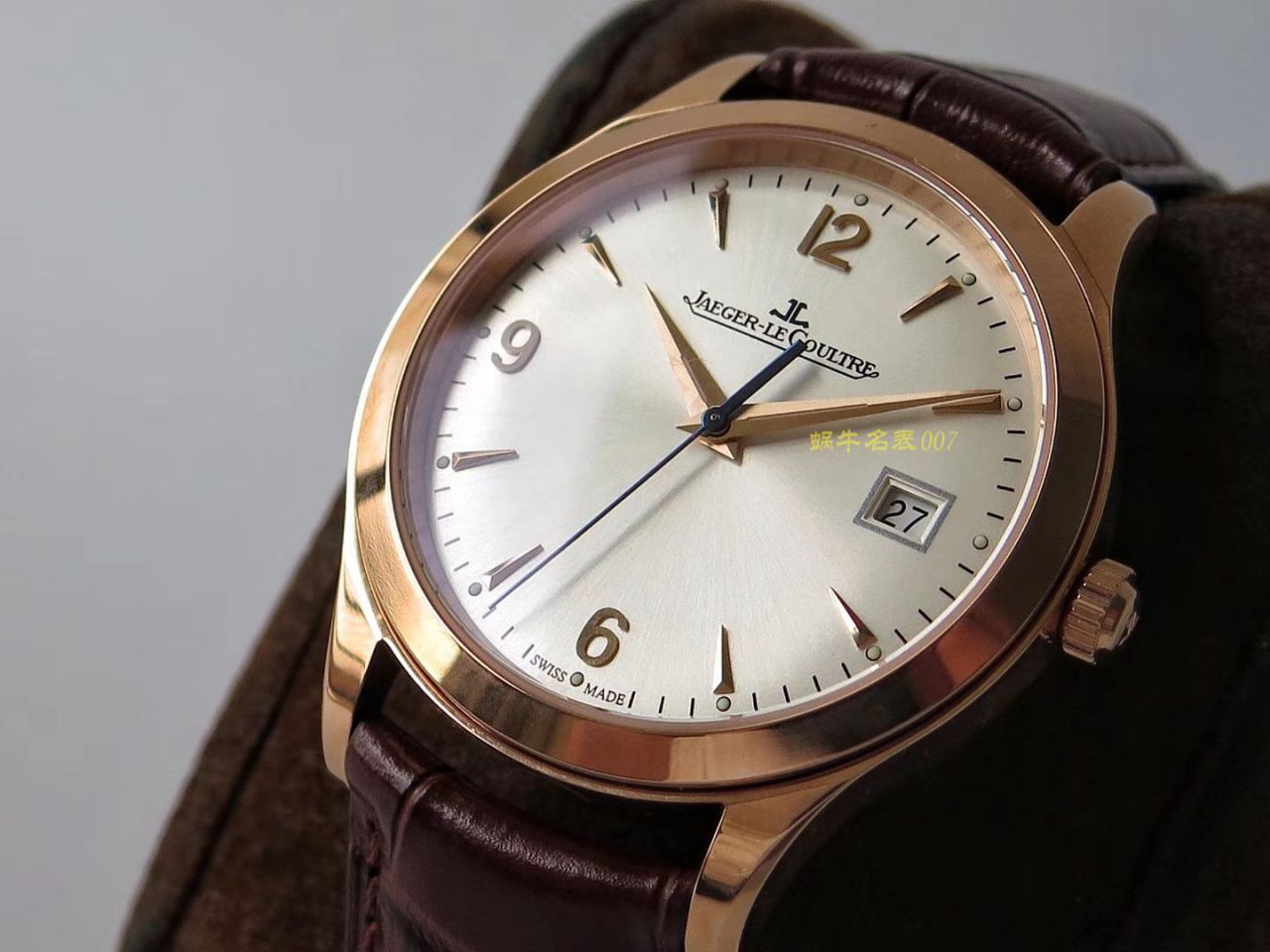 Video analysis  Jaeger-LeCoultre 大师系列1548420,1542520,1548470三色 wrist watches 【ZF Perfect  Replica 新品 Jaeger-LeCoultre 大师系列Q1548420】 / JJBB55MM