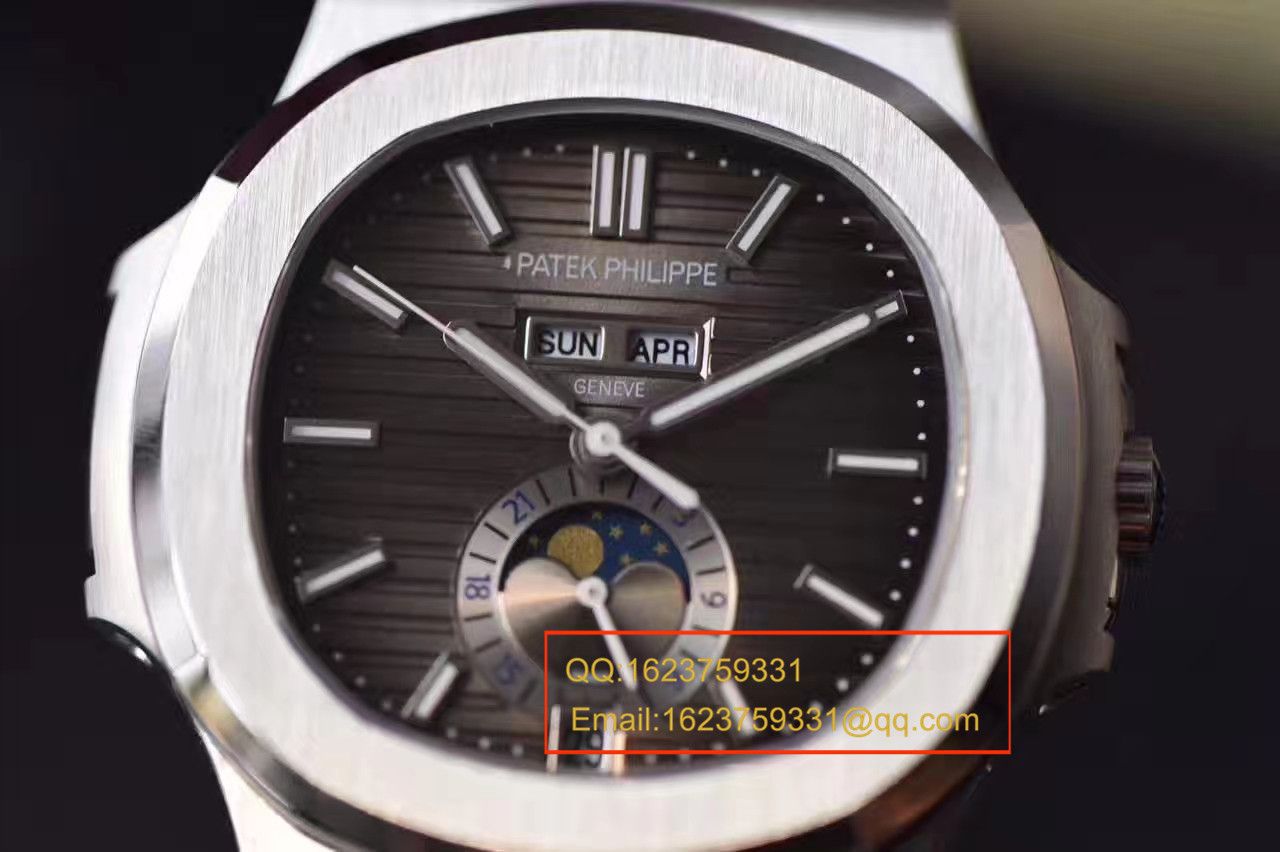  Video analysis  PATEK PHILIPPE Nautilus运动系列5726/1A-001 wrist watches 【KM Perfect  High quality  Replica  Nautilus V2版本】 / BD200MM