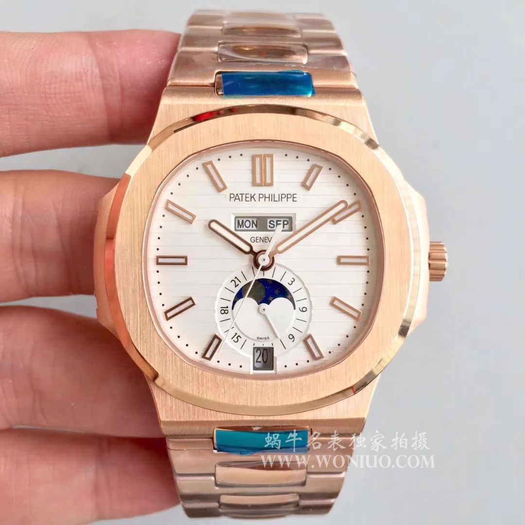  Video analysis  PATEK PHILIPPE Nautilus运动系列5726/1A-001 wrist watches 【KM Perfect  High quality  Replica  Nautilus V2版本】 / BD200MM