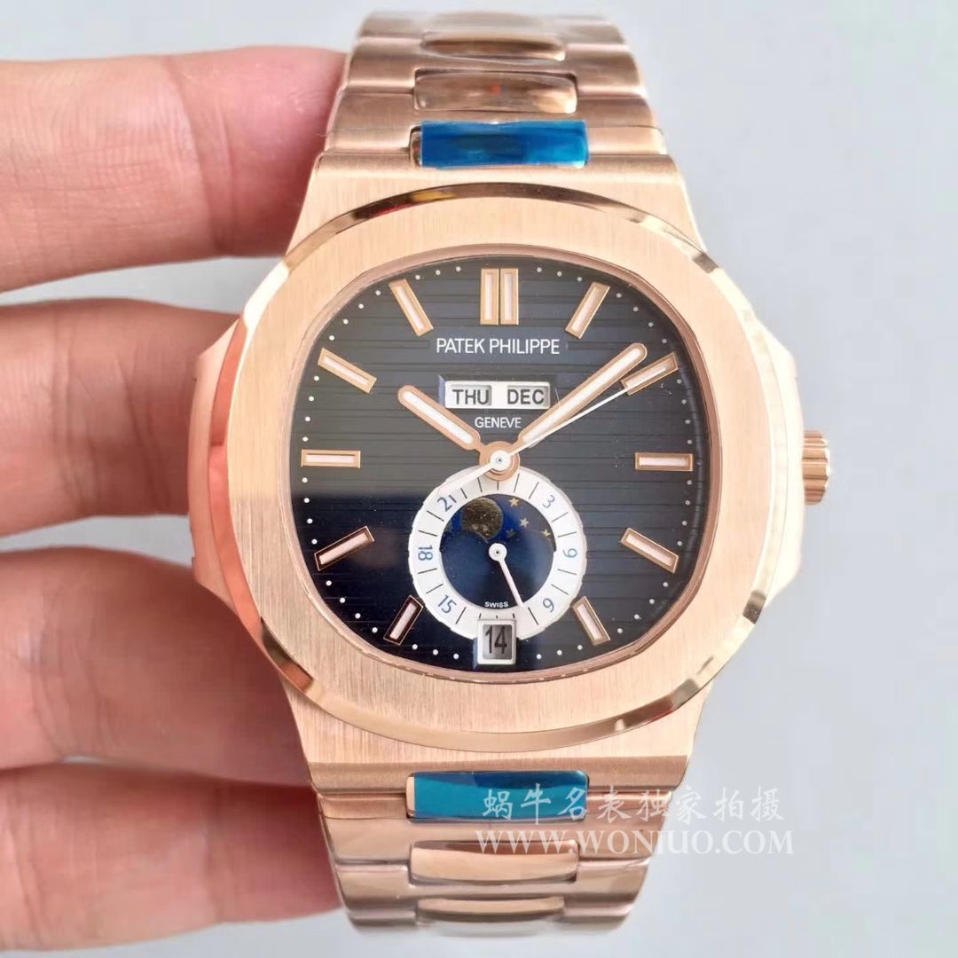  Video analysis  PATEK PHILIPPE Nautilus运动系列5726/1A-001 wrist watches 【KM Perfect  High quality  Replica  Nautilus V2版本】 / BD200MM