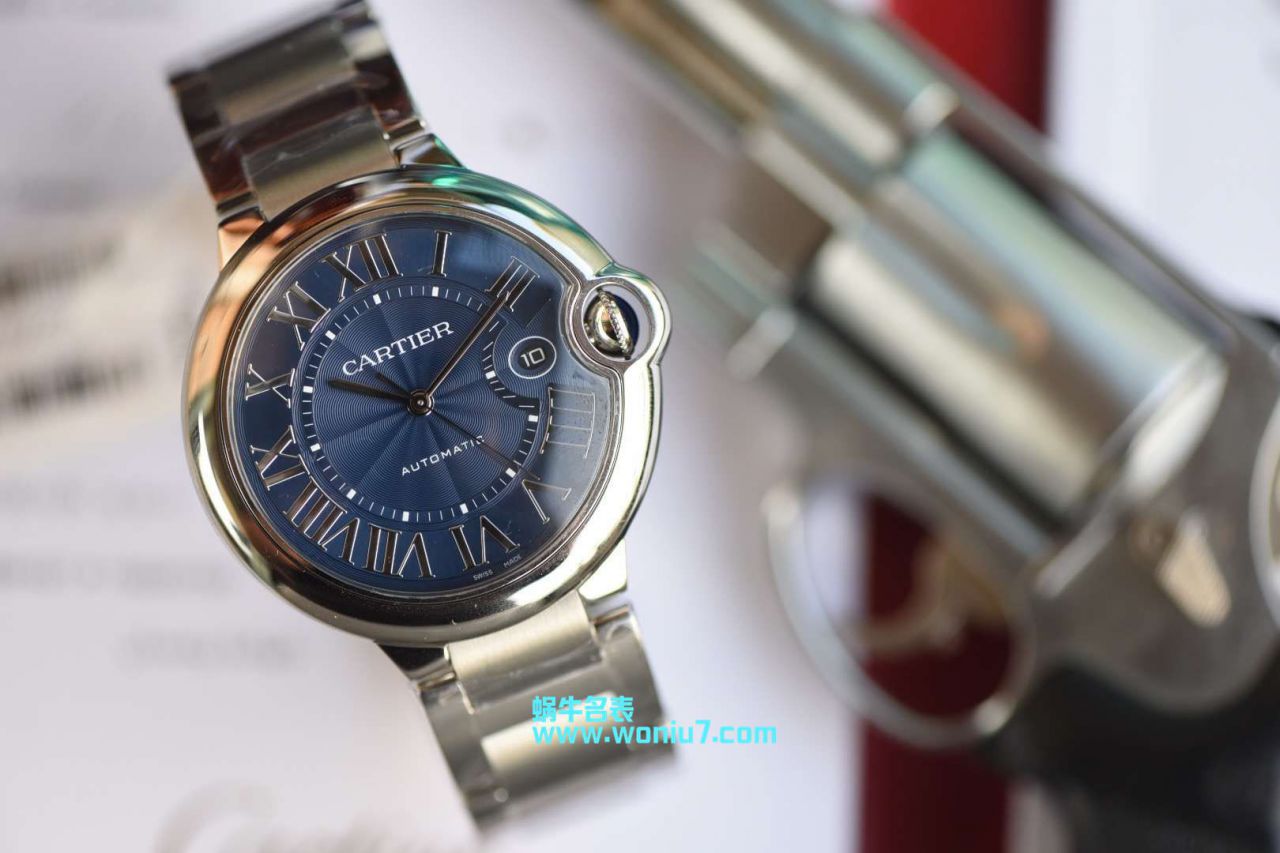  Video analysis  Cartier  蓝气球系列WSBB0025 wrist watches 男款42MM钢带款【HBBV6 Perfect  Replica Copy ～蓝气球42mm新款蓝面】 / K169MM